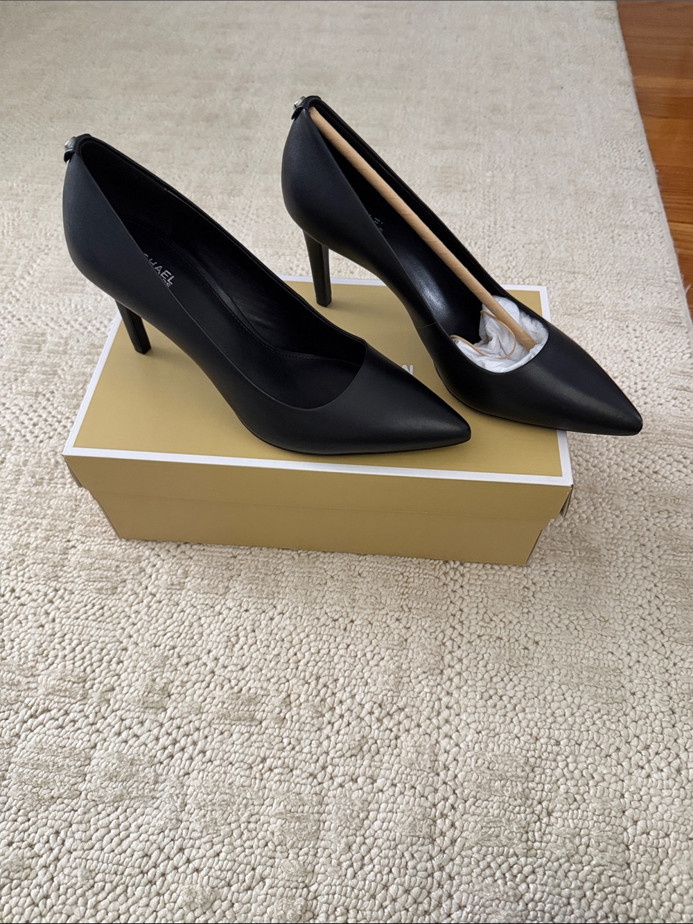 Michael Kors Black Pointed Toe Stiletto Pumps